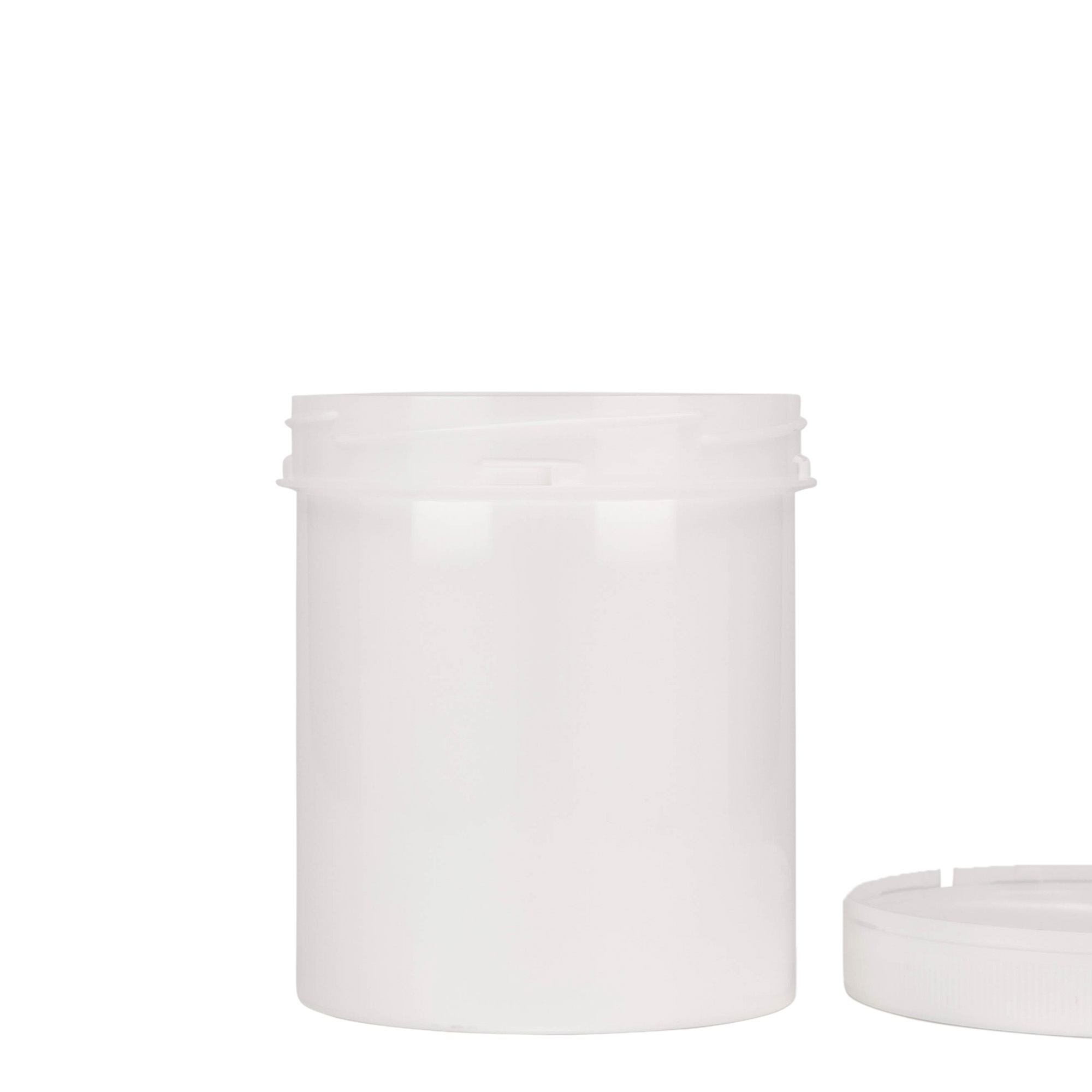 500 ml Kunststoffdose 'Securilock', PP, weiß, Mündung: Schraubverschluss