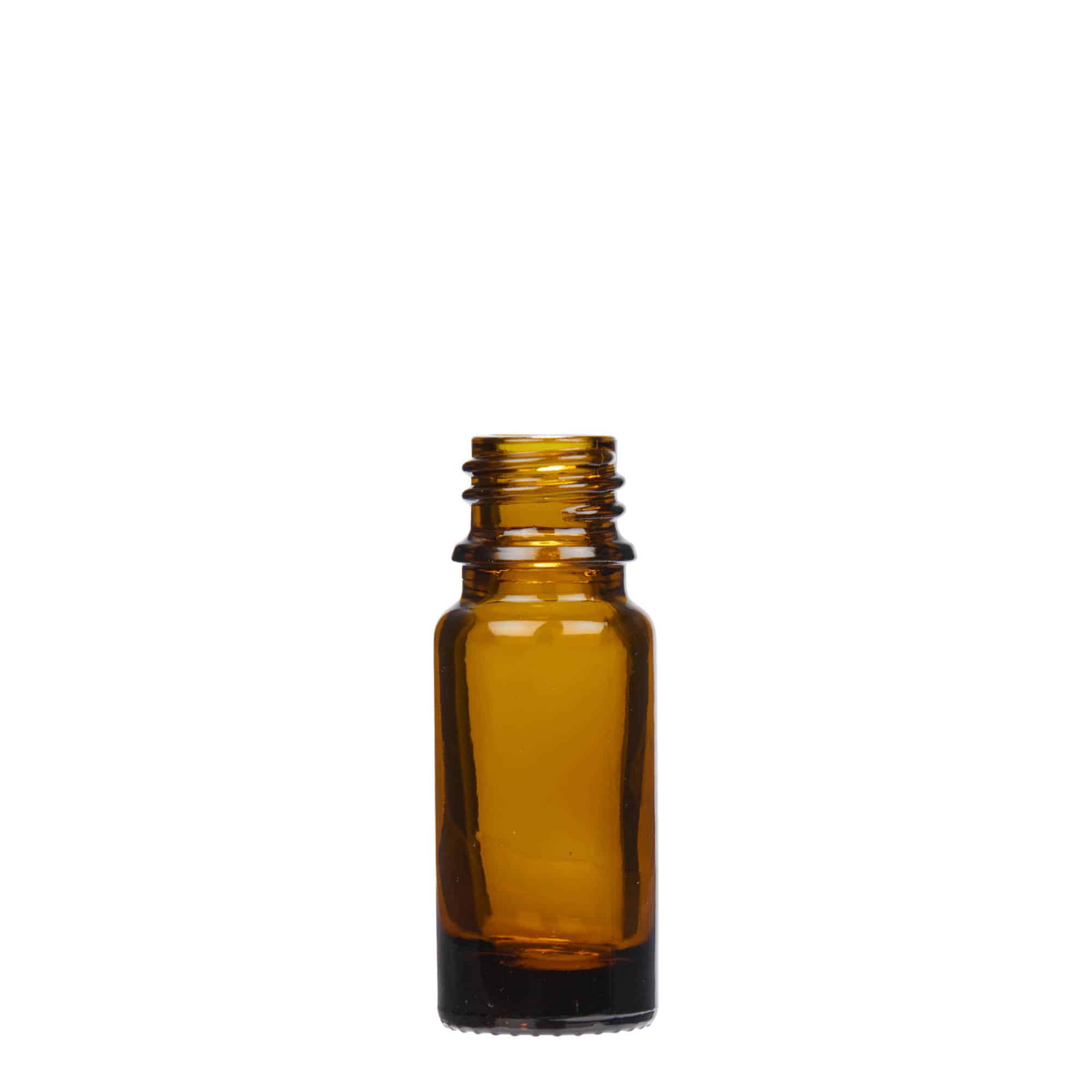 10 ml Pipettenflasche Medizin, Glas, braun, Mündung: DIN 18