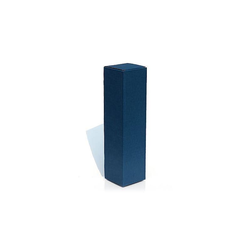 Geschenkkarton 'Welle', rechteckig, Pappe, blau