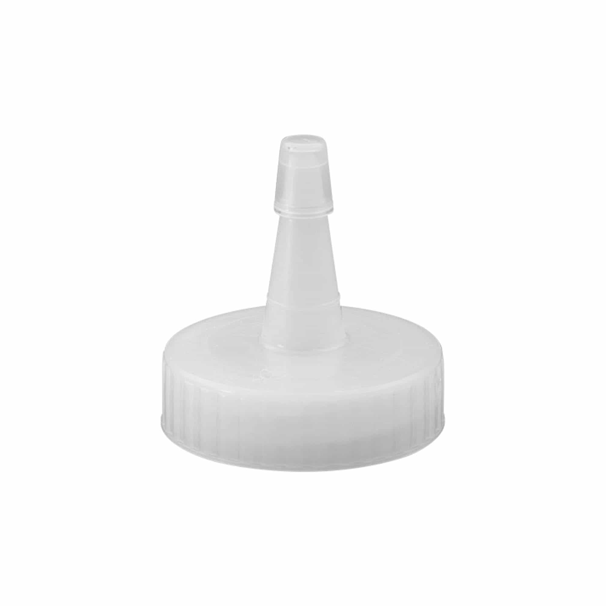 Schraubverschluss Spritztülle, PP-Kunststoff, weiß, für Mündung: GPI 38/400