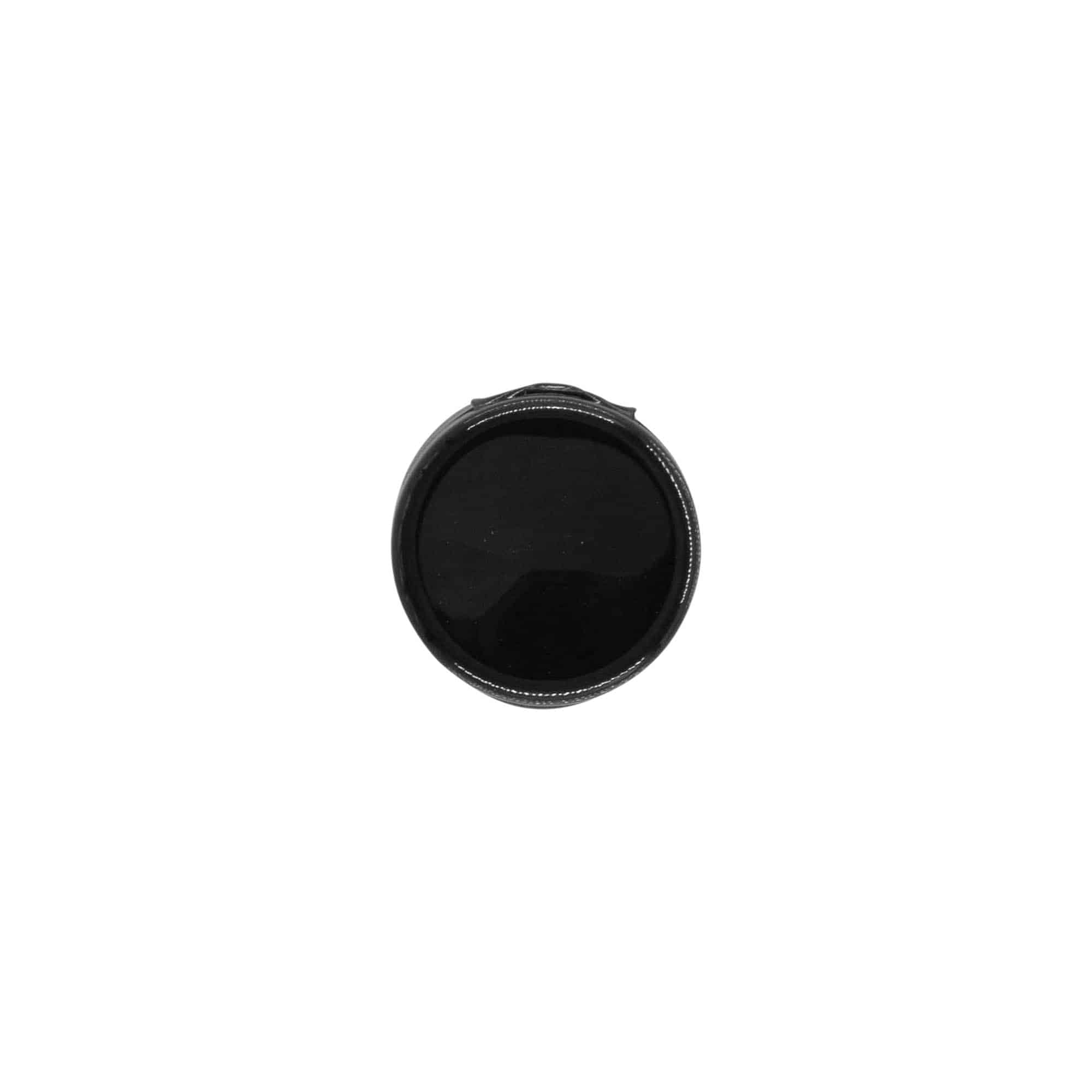 Schraubverschluss Klappscharnier, PP-Kunststoff, schwarz, für Mündung: GPI 20/410