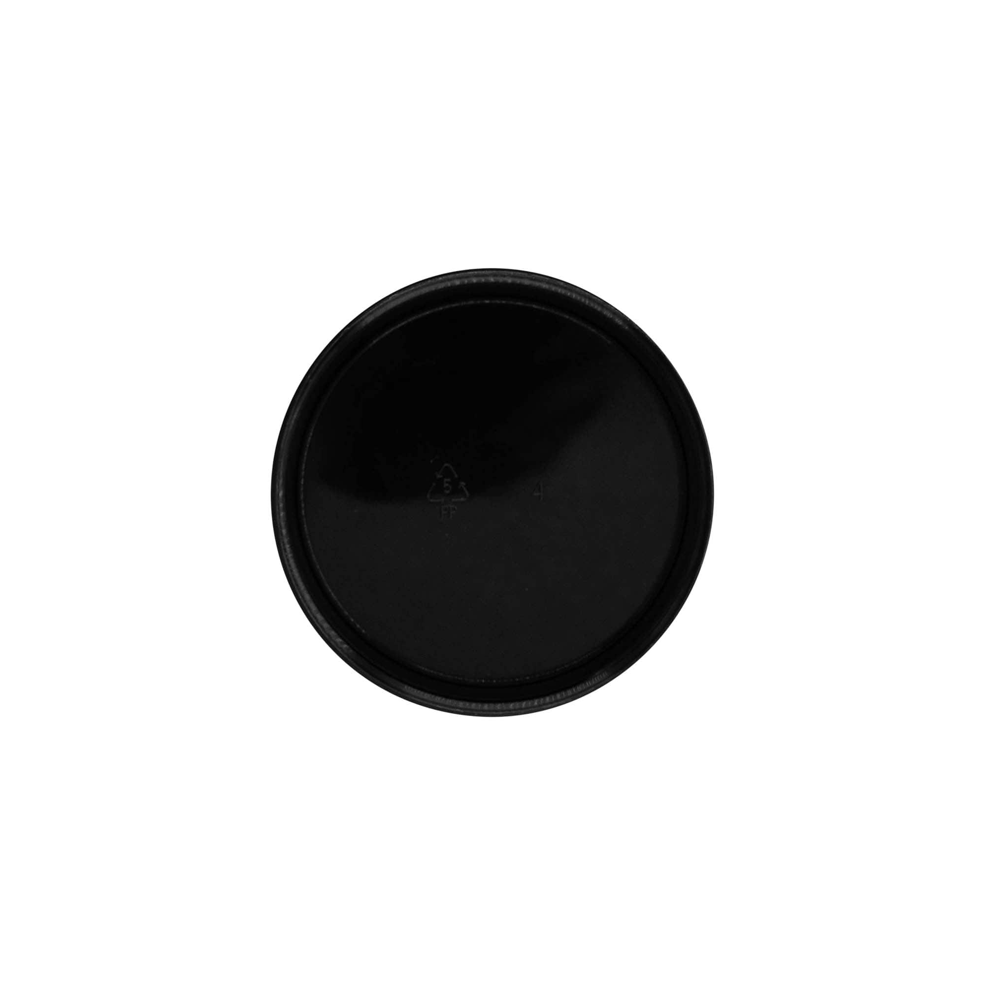 Schraubverschluss, PP-Kunststoff, schwarz, für Mündung: GPI 70/400