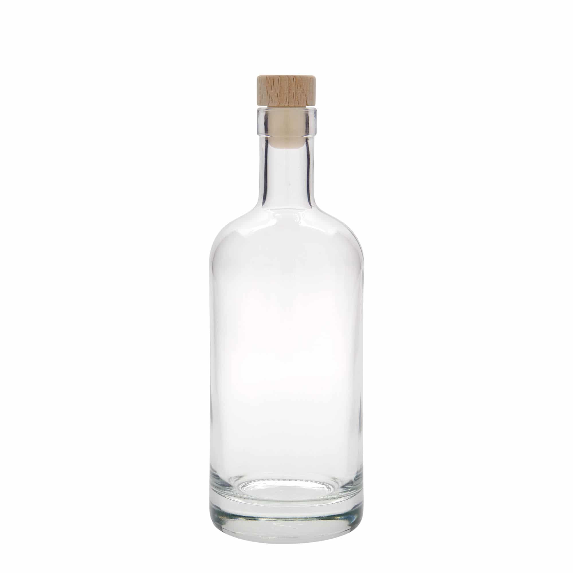 500 ml Glasflasche 'Linea Uno', Mündung: Kork