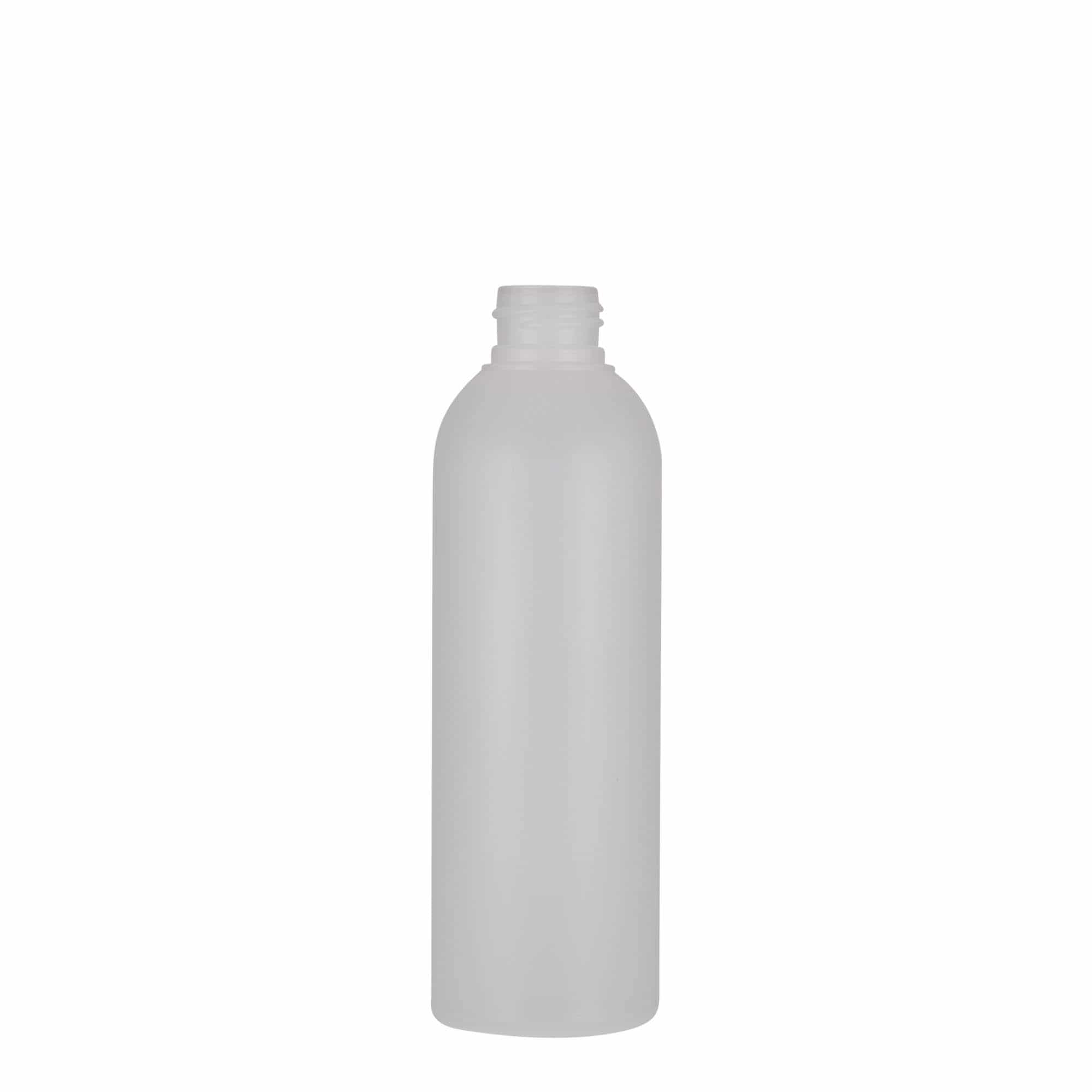 200 ml Kunststoffflasche 'Tuffy', HDPE, natur, Mündung: GPI 24/410