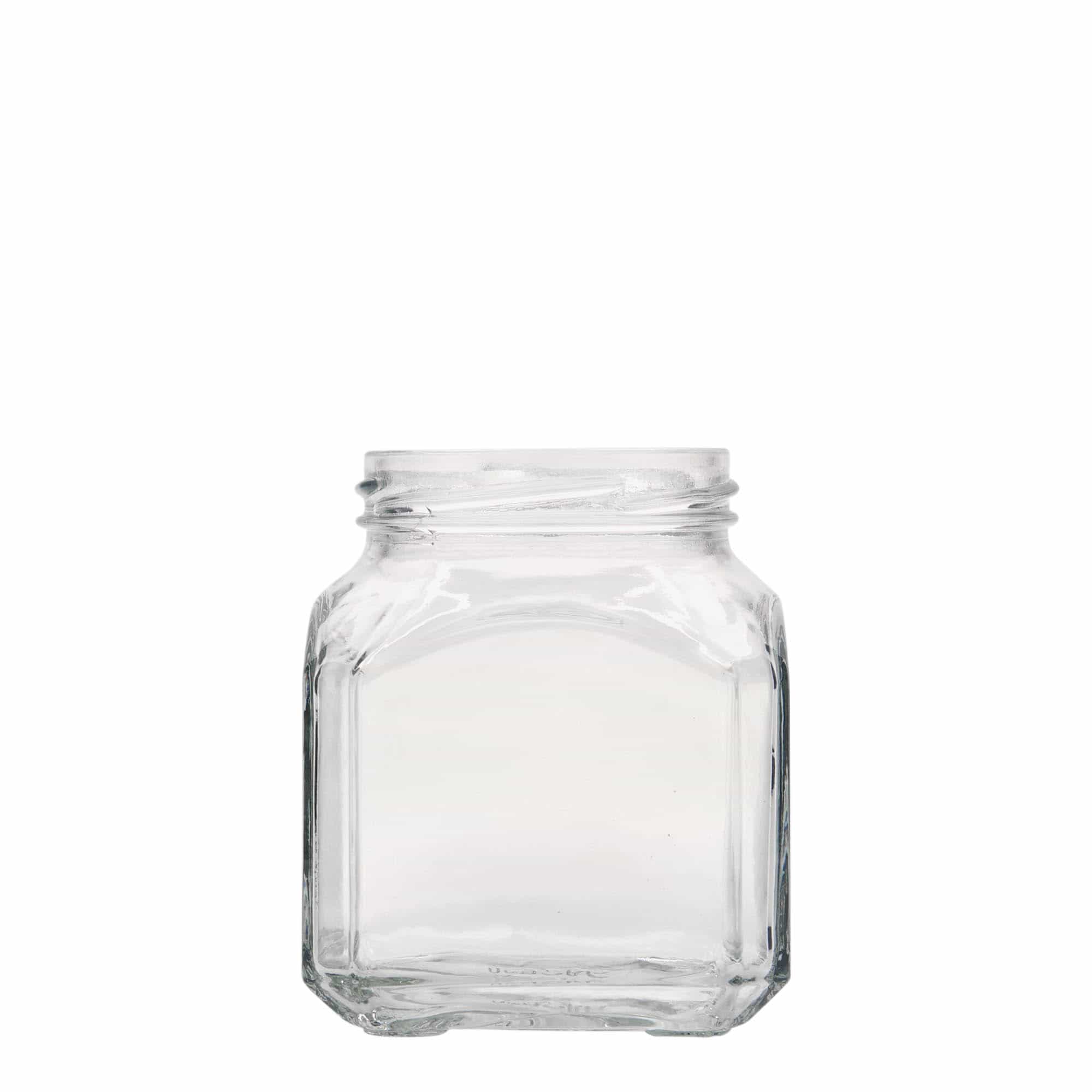 314 ml Vierkantglas 'Mailand', Mündung: Twist-Off (TO 63)