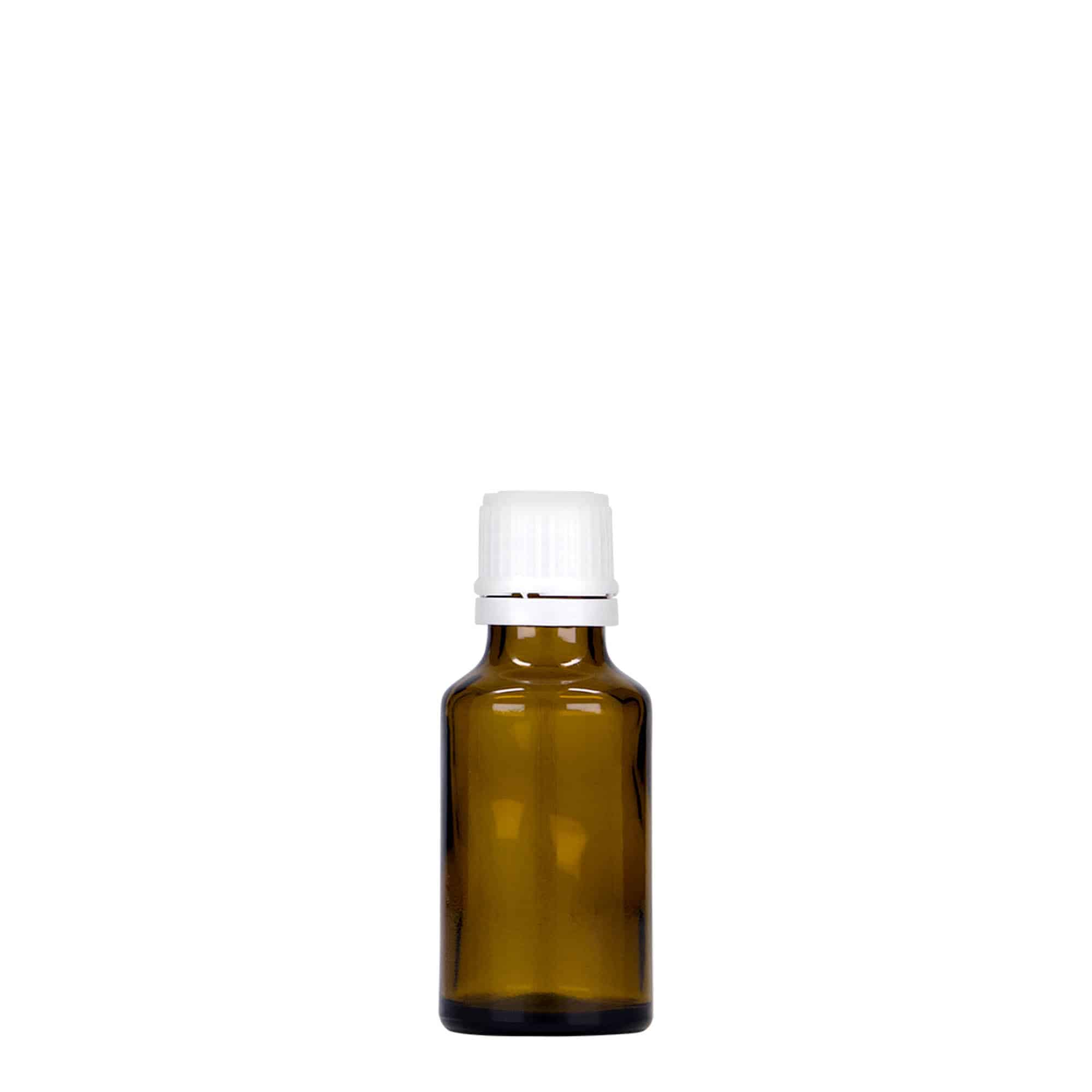 25 ml Medizinflasche, Glas, braun, Mündung: DIN 18