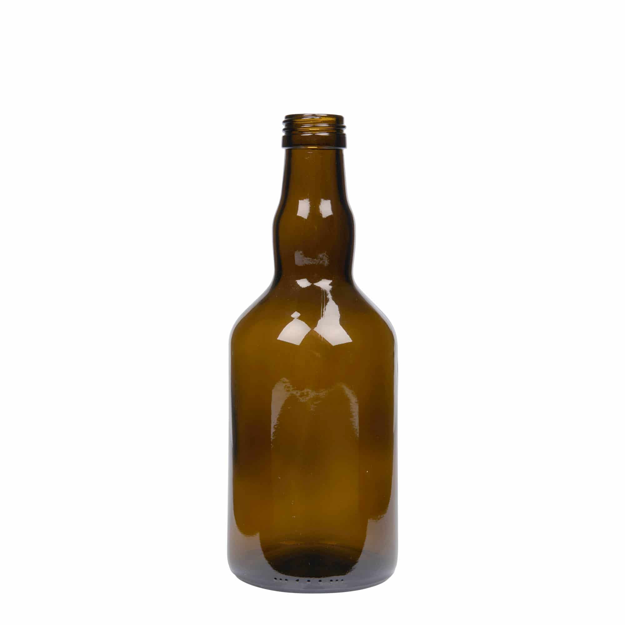 500 ml Glasflasche 'Olona', antikgrün, Mündung: PP 31,5