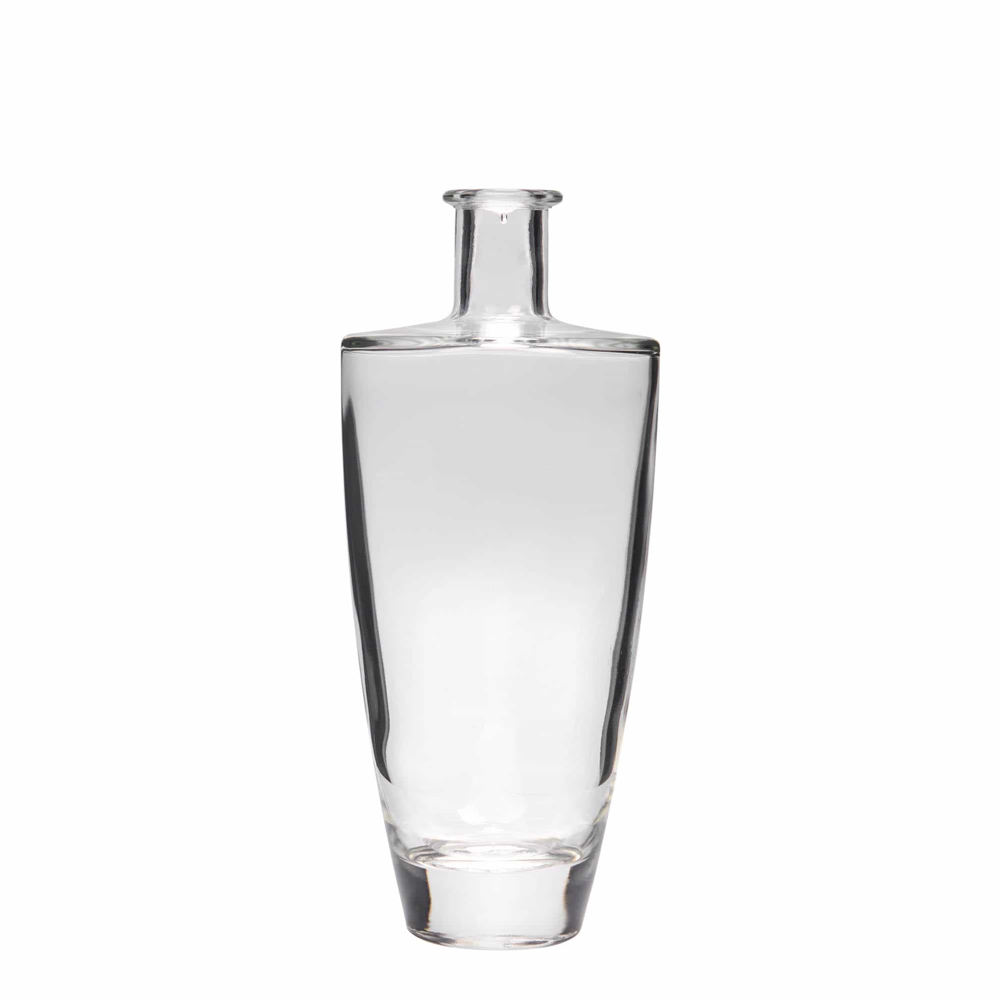 500 ml Glasflasche 'Vanessa', oval, Mündung: Kork