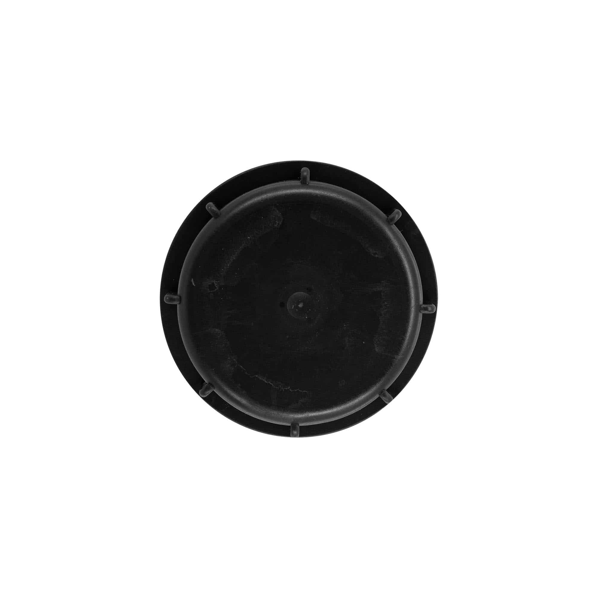 Schraubverschluss, PP-Kunststoff, schwarz, für Mündung: ND60