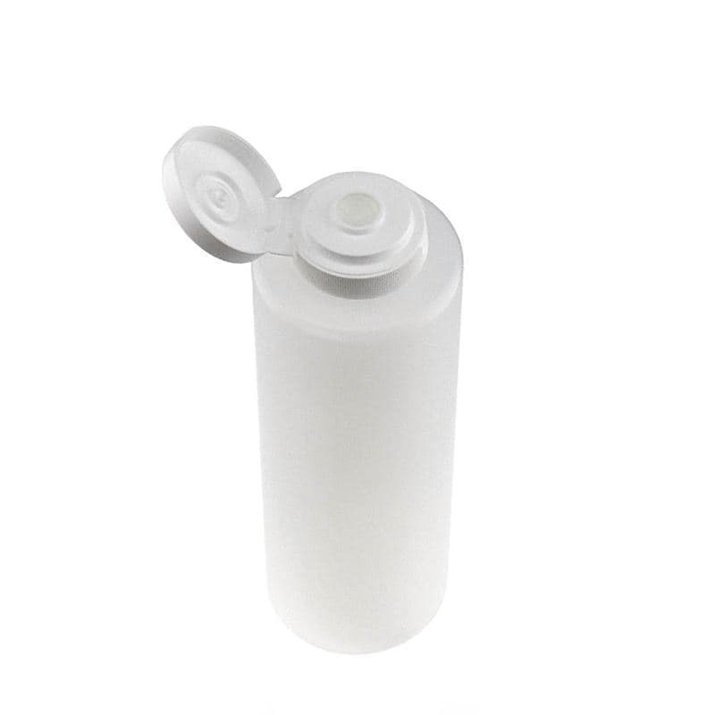 500 ml Soßenflasche, LDPE-Kunststoff, natur, Mündung: GPI 38/400
