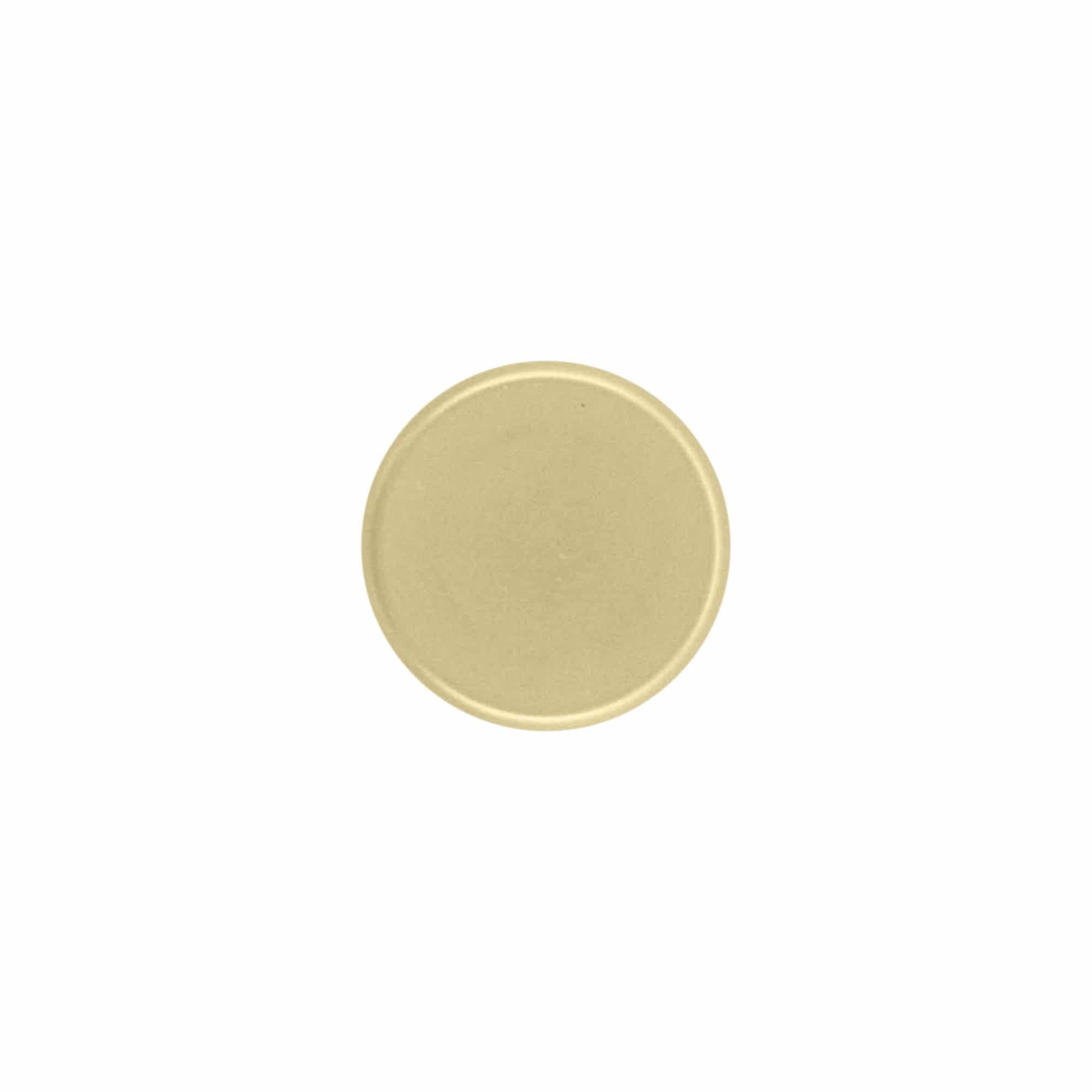 Griffkorken 19 mm, Kunststoff, gold, für Mündung: Kork