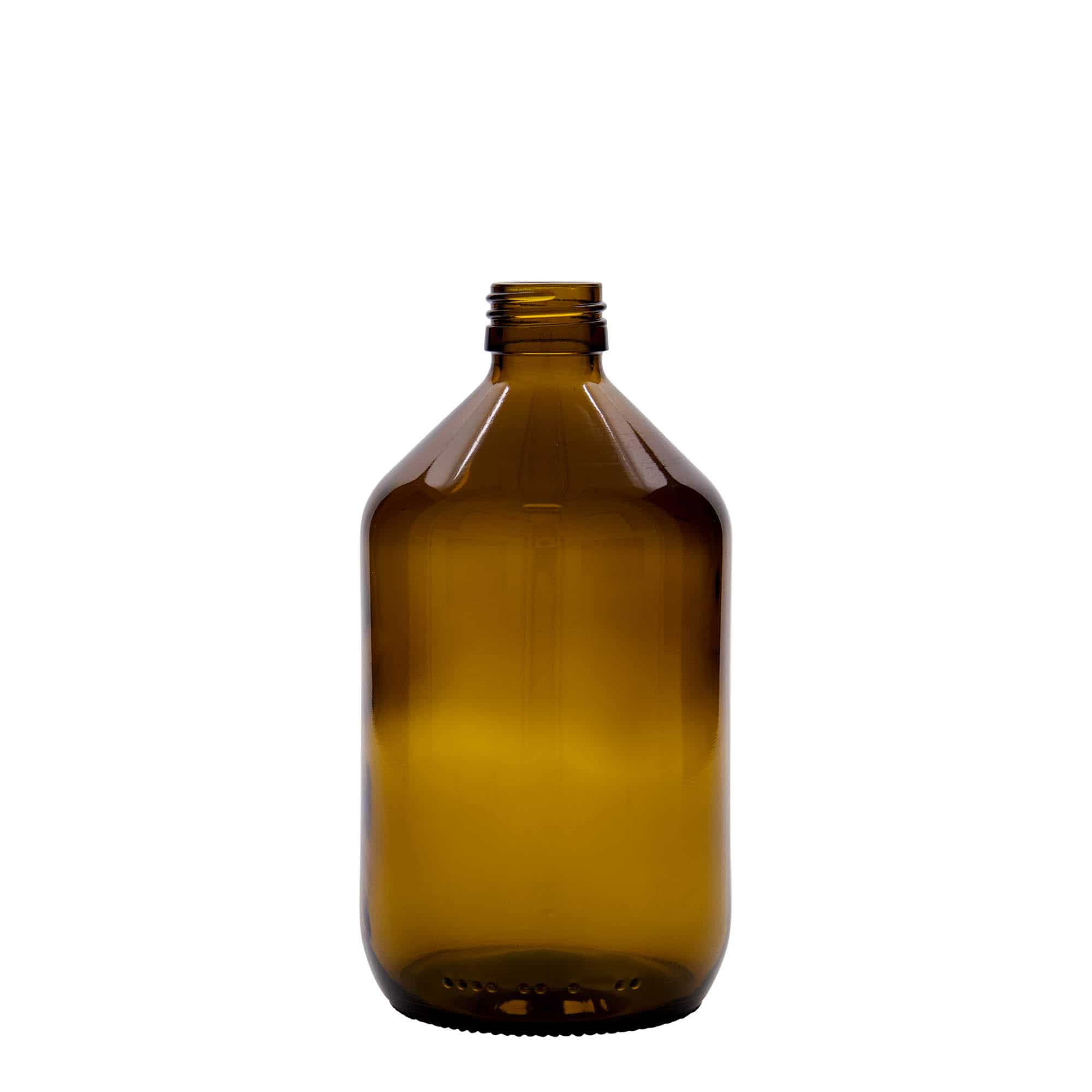 500 ml Medizinflasche, braun, Glas, Mündung: PP 28
