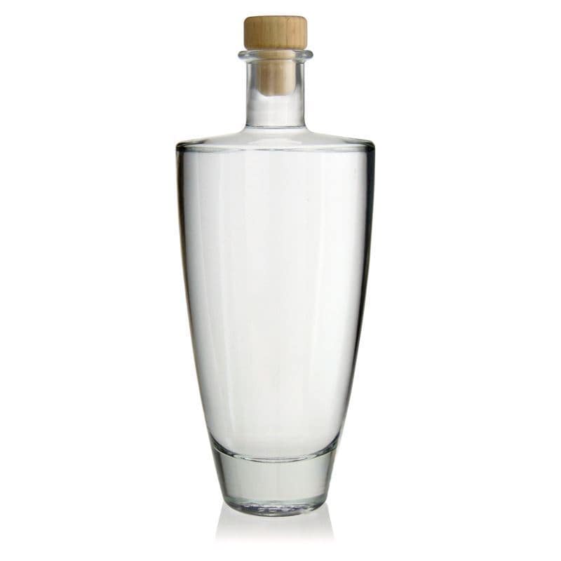 500 ml Glasflasche 'Vanessa', oval, Mündung: Kork