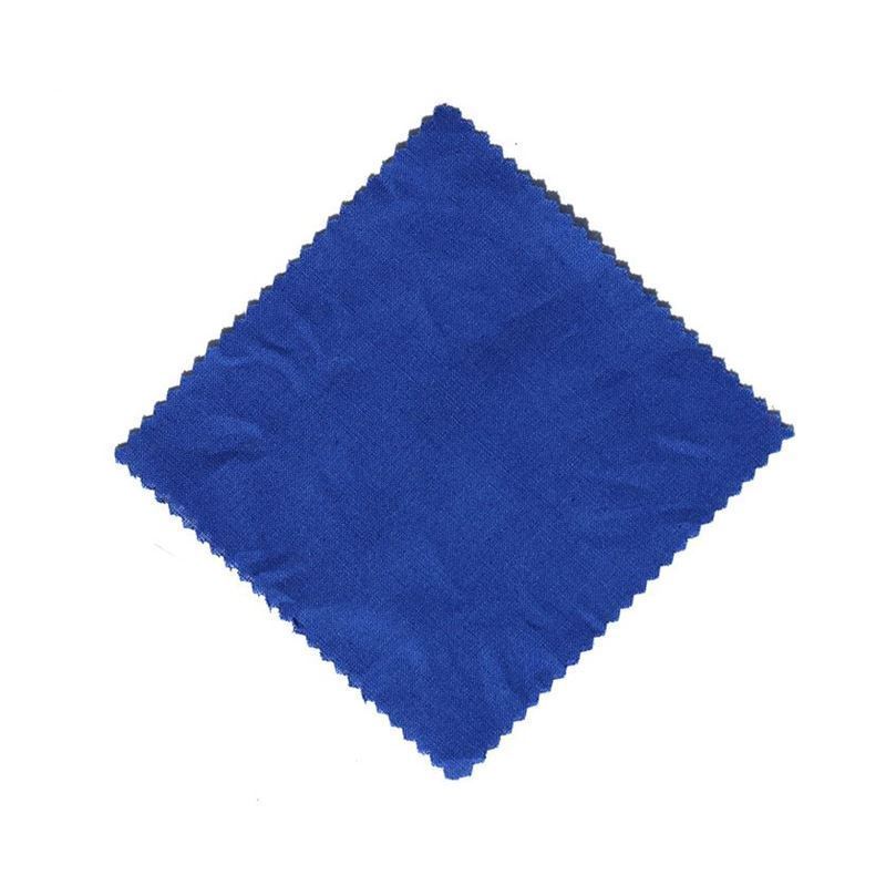 Stoffdeckchen 15x15, quadratisch, Textil, dunkelblau, Mündung: TO58-TO82