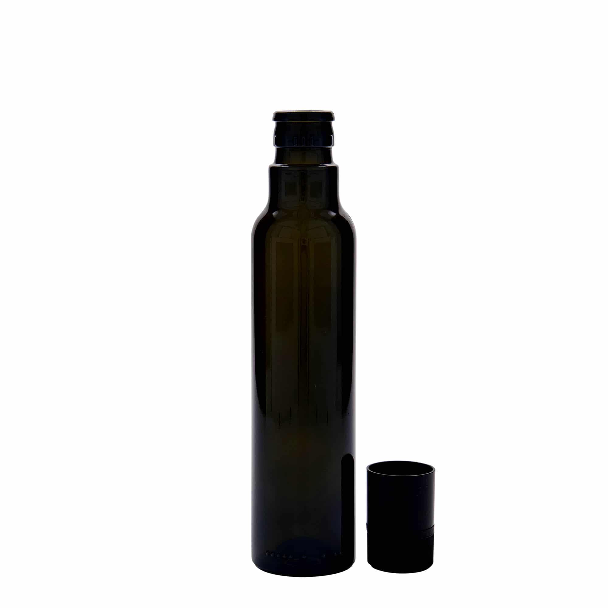 250 ml Essig-/Ölflasche 'Willy New', Glas, antikgrün, Mündung: DOP