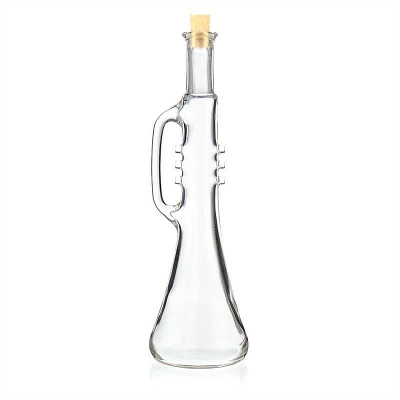500 ml Glasflasche 'Trompete', Mündung: Kork