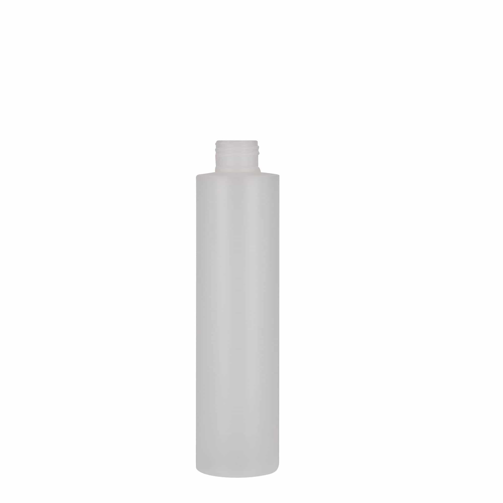 200 ml Kunststoffflasche 'Pipe', HDPE, natur, Mündung: GPI 24/410