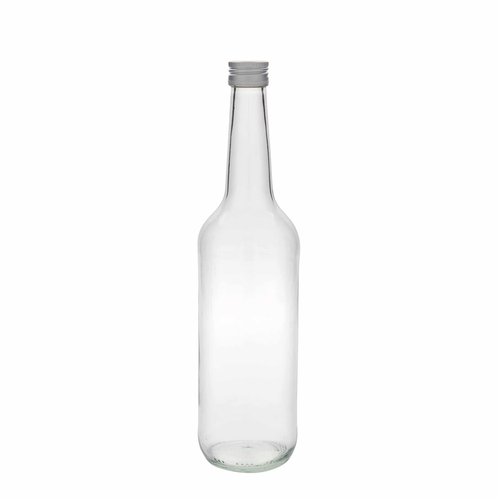 700 ml Glasflasche Geradhals, Mündung: PP 28