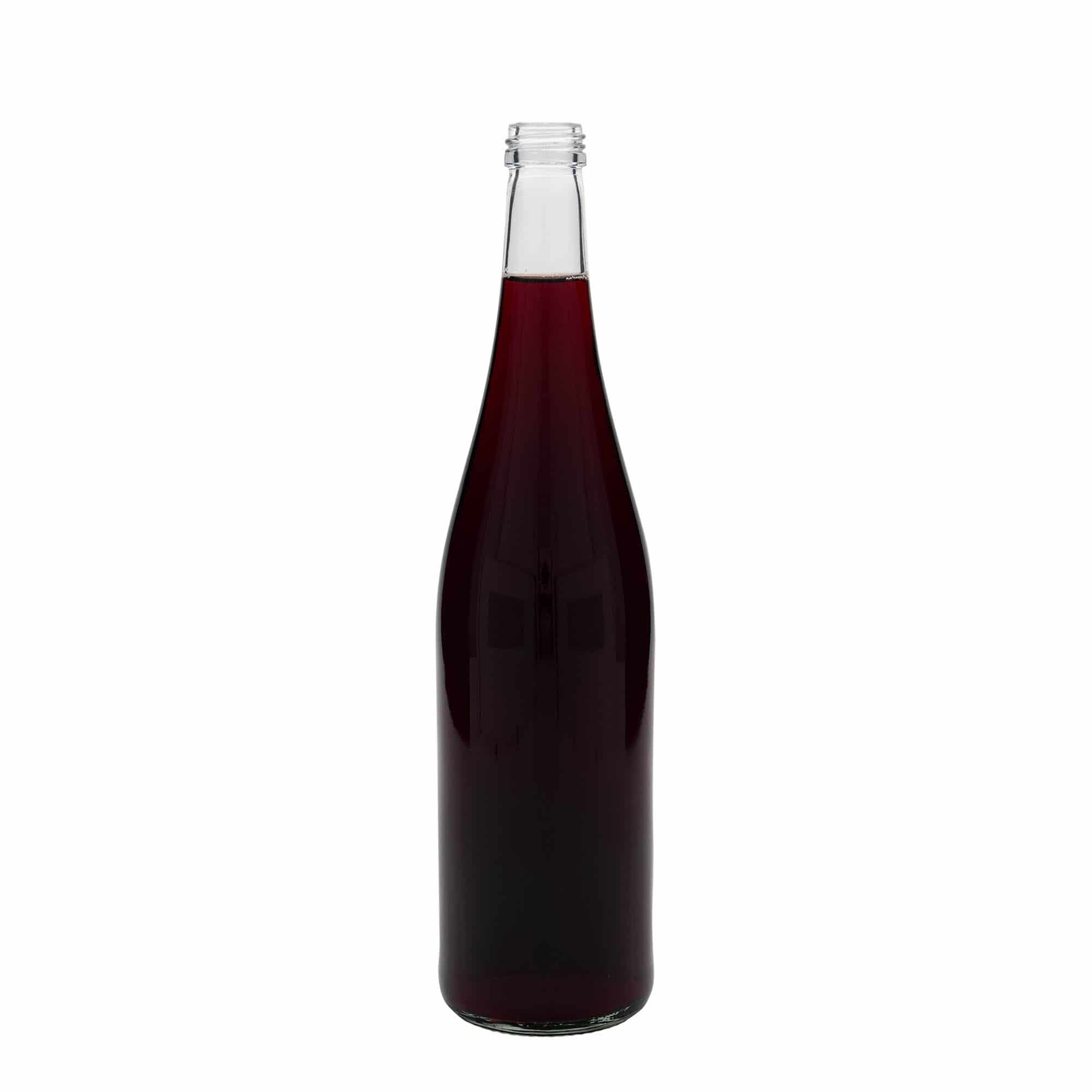 750 ml Glasflasche 'Weinschlegel', Mündung: PP 28