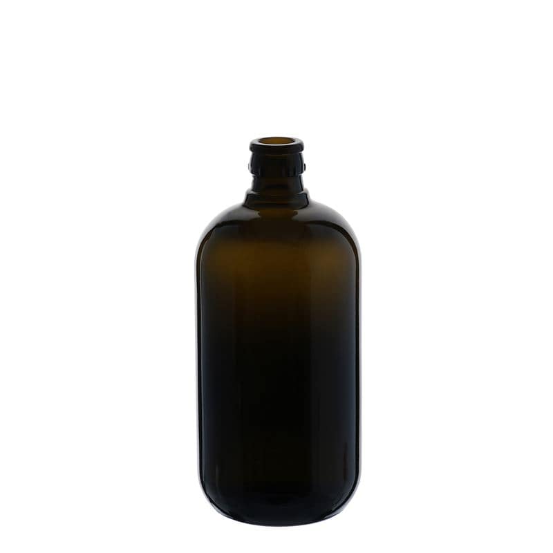 750 ml Essig-/Ölflasche 'Biolio', Glas, antikgrün, Mündung: DOP
