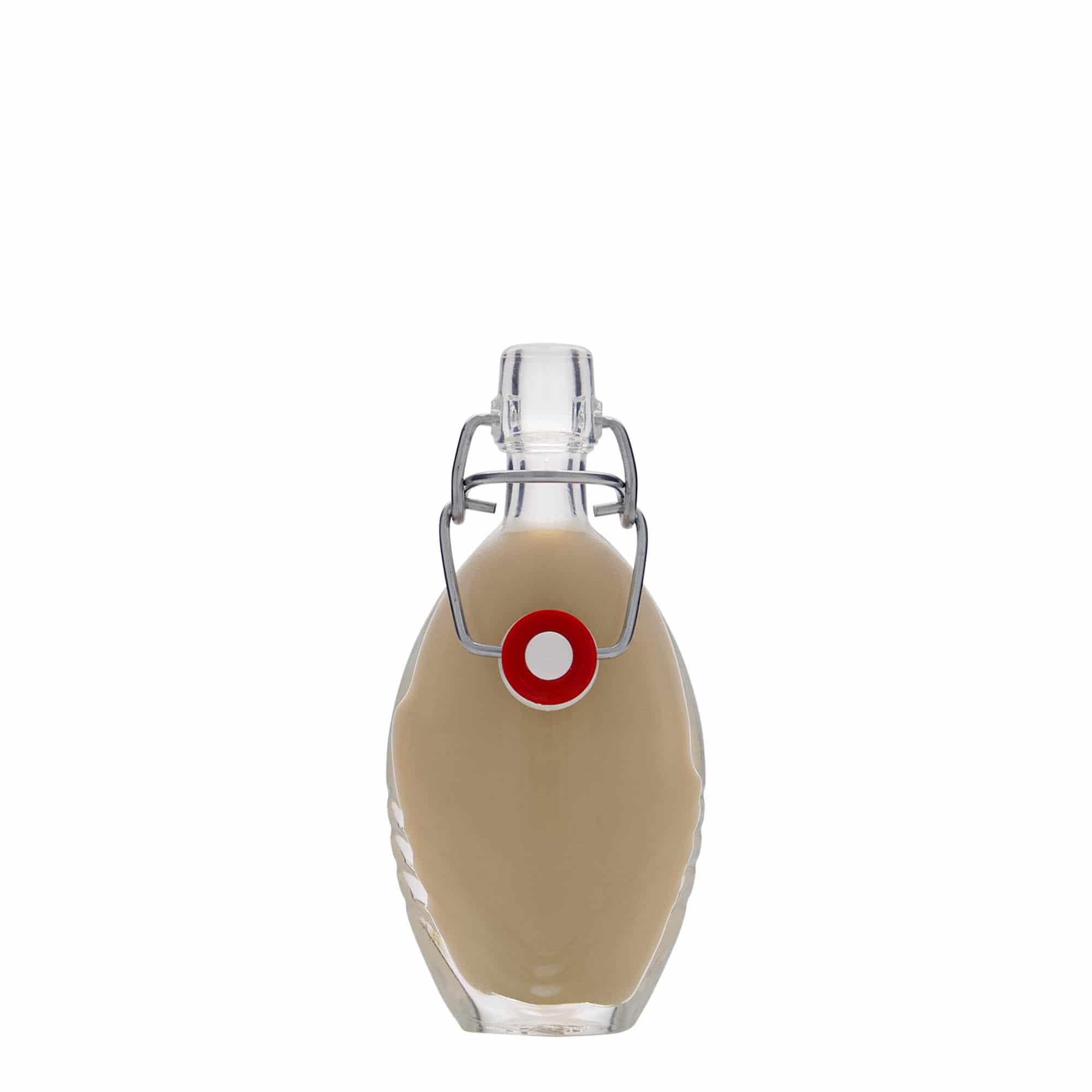40 ml Glasflasche 'Florence', oval, Mündung: Bügelverschluss