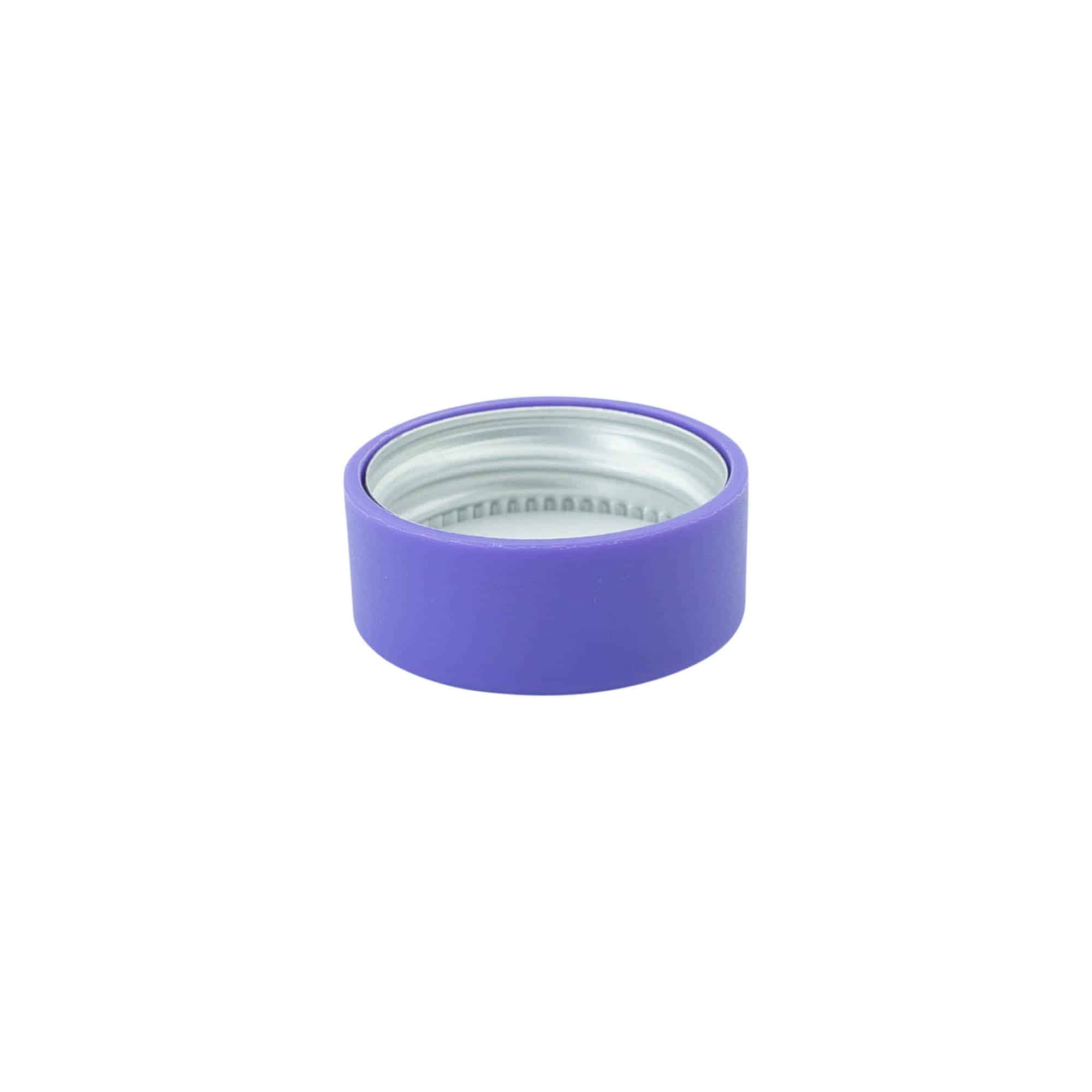 Schraubverschluss, ABS-Kunststoff, violett, für Mündung: GPI 28/400