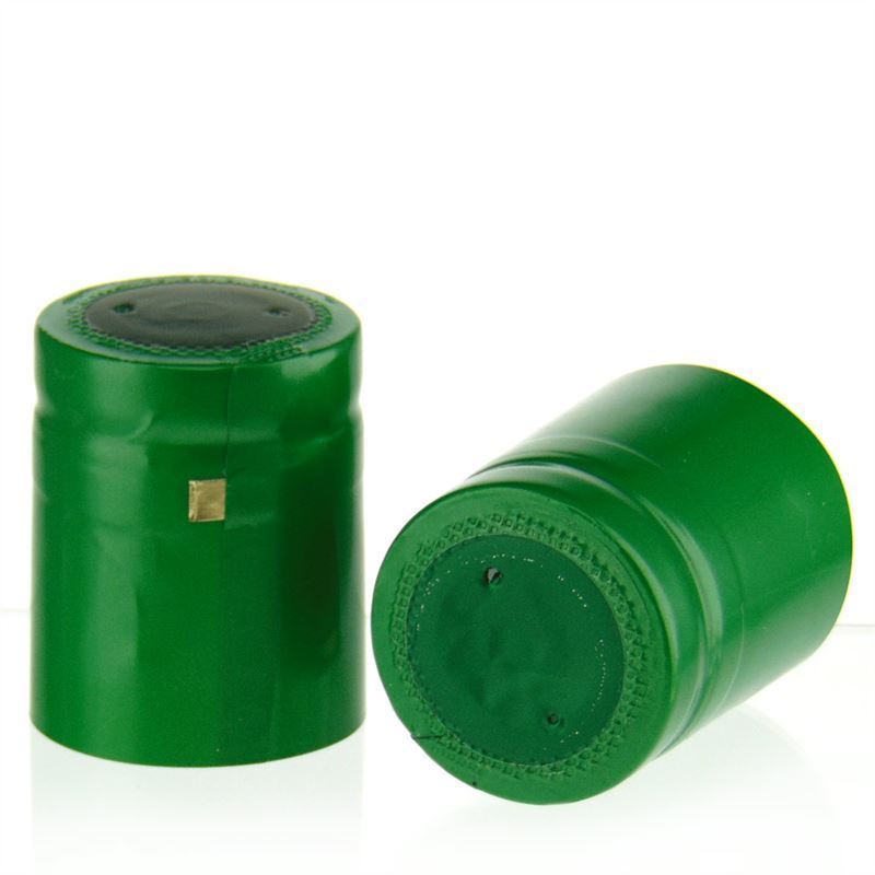 Schrumpfkapsel 32x41, PVC-Kunststoff, grün