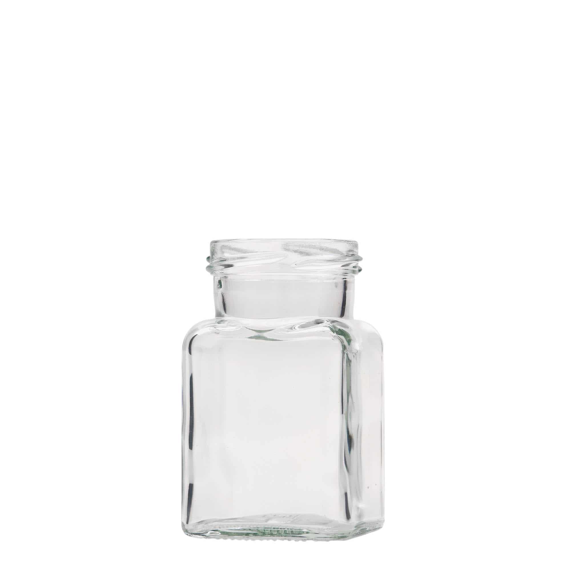 150 ml Vierkantglas, Mündung: Twist-Off (TO 53)