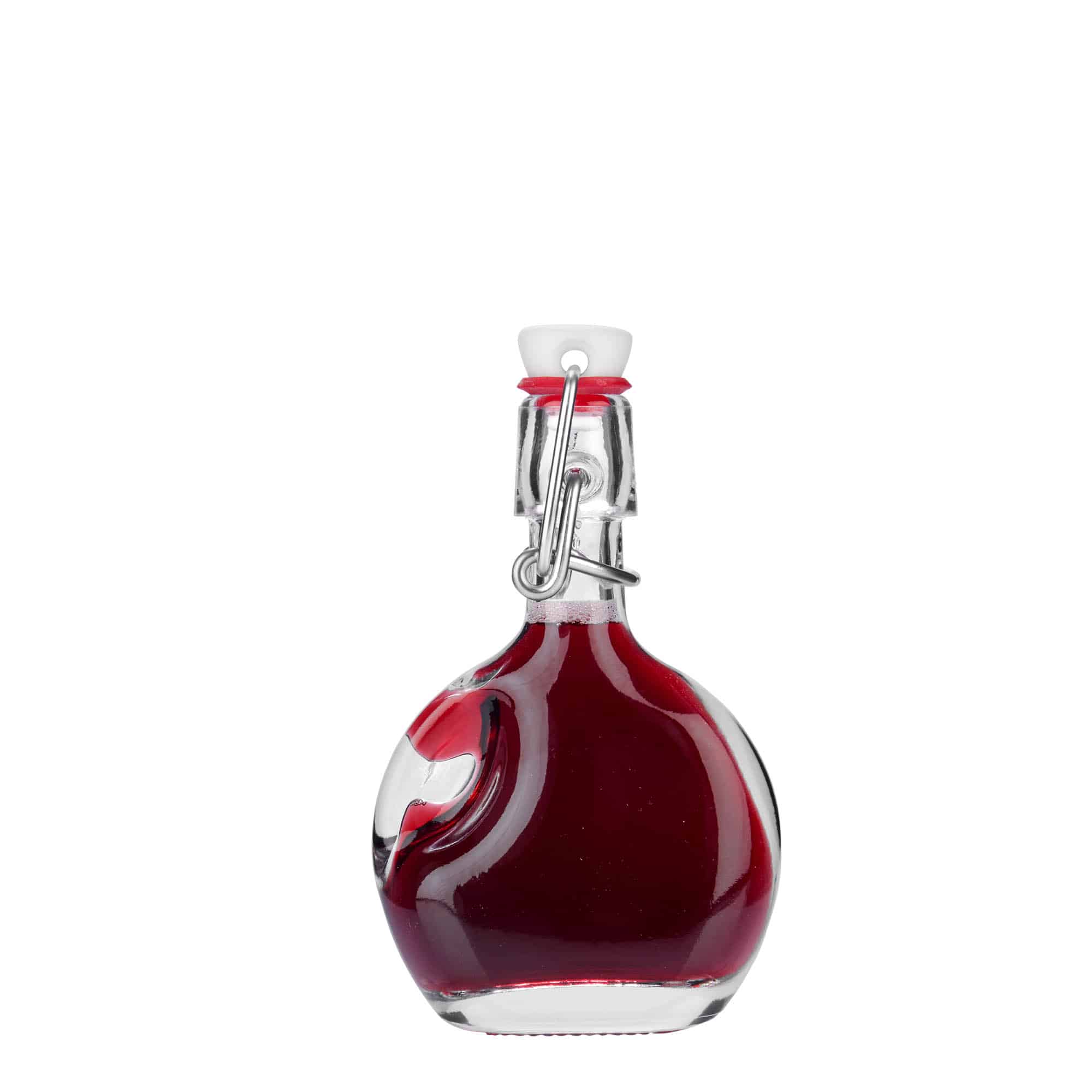 40 ml Glasflasche 'Lukas', oval, Mündung: Bügelverschluss