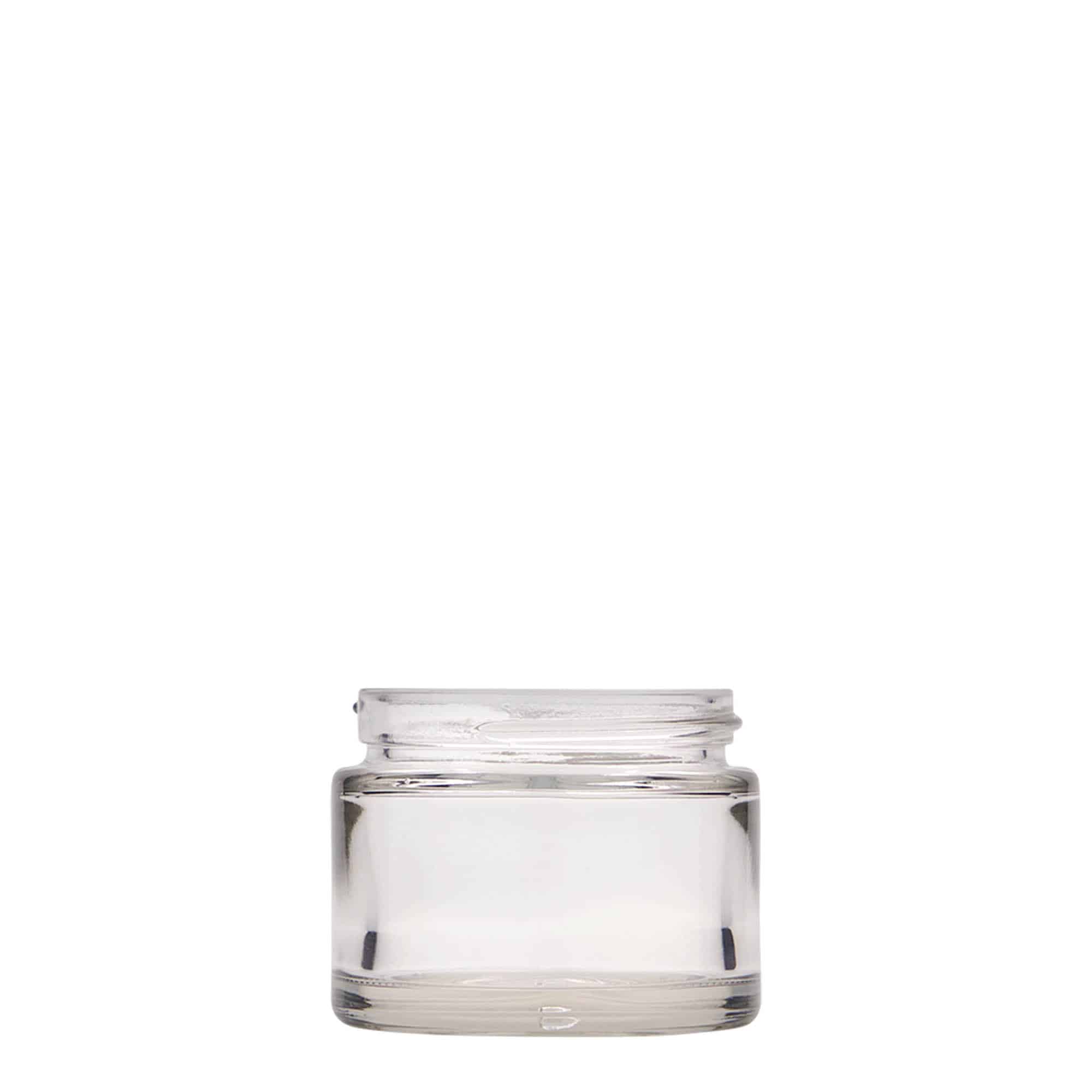 50 ml Tiegel 'Beauty', Glas, Mündung: Schraubverschluss