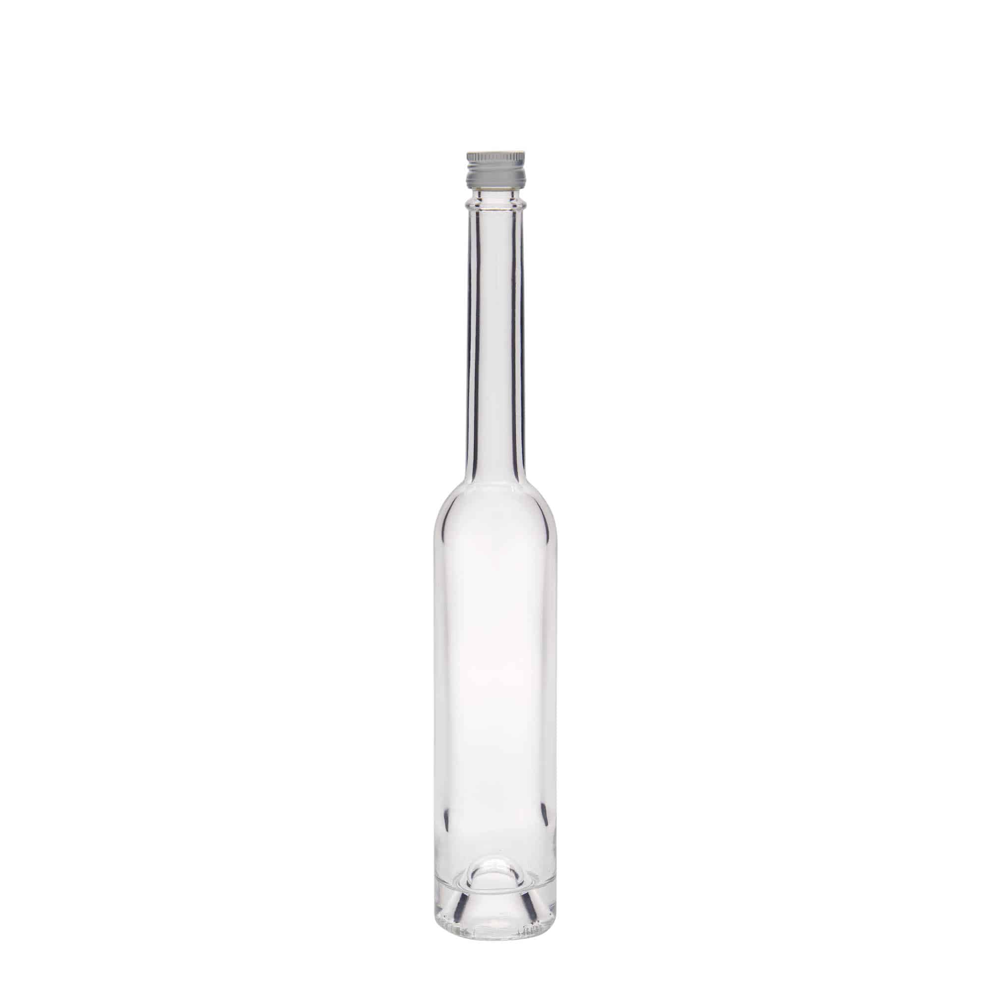 100 ml Glasflasche 'Platina', Mündung: PP 18