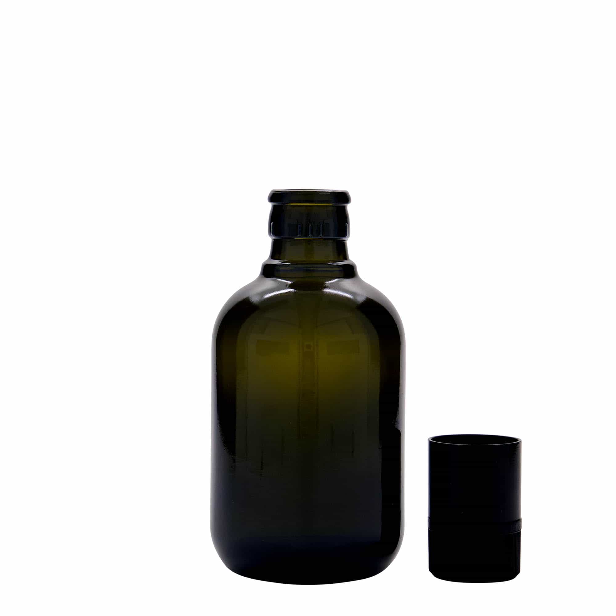 250 ml Essig-/Ölflasche 'Biolio', Glas, antikgrün, Mündung: DOP