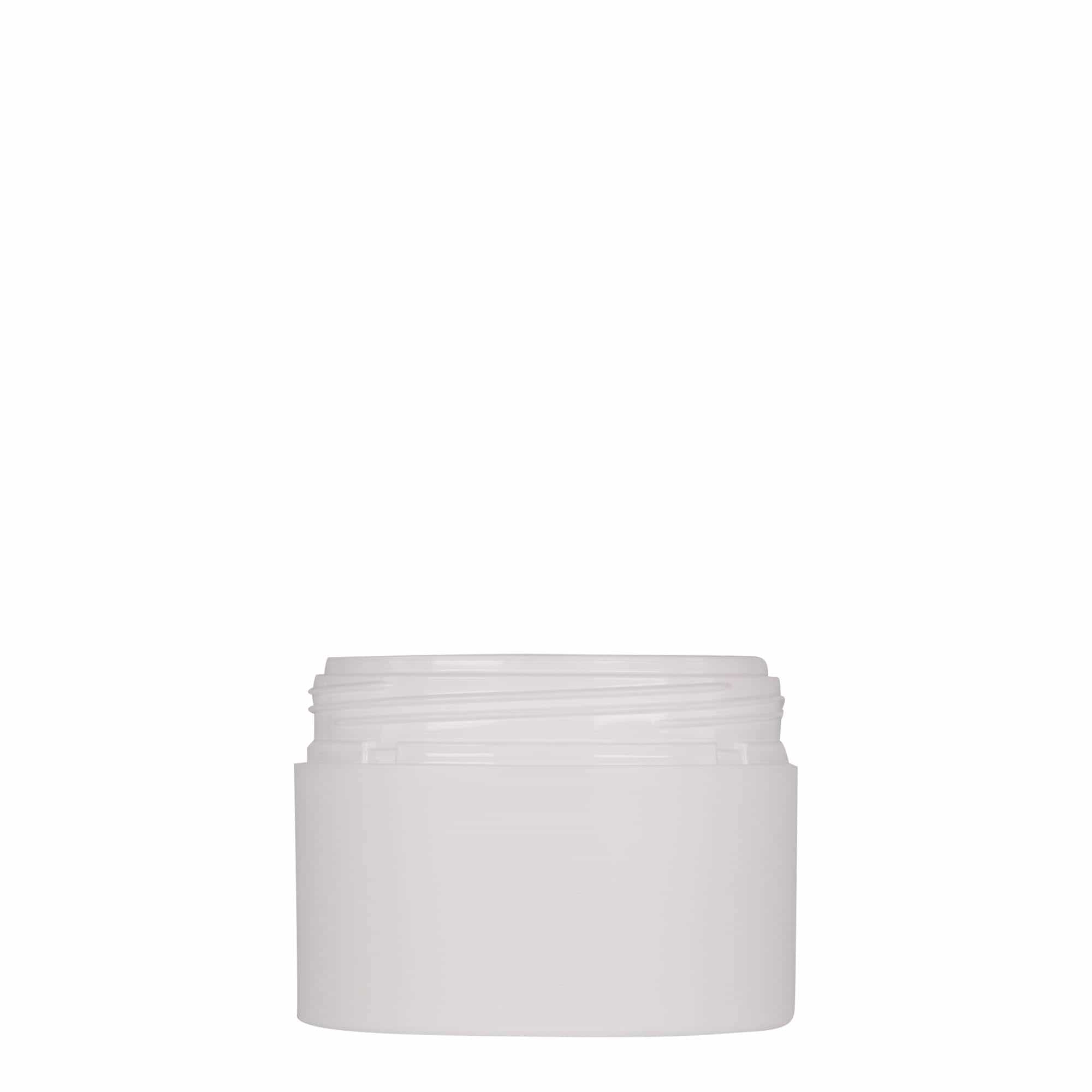 100 ml Kunststoffdose 'Antonella', PP, weiß, Mündung: Schraubverschluss