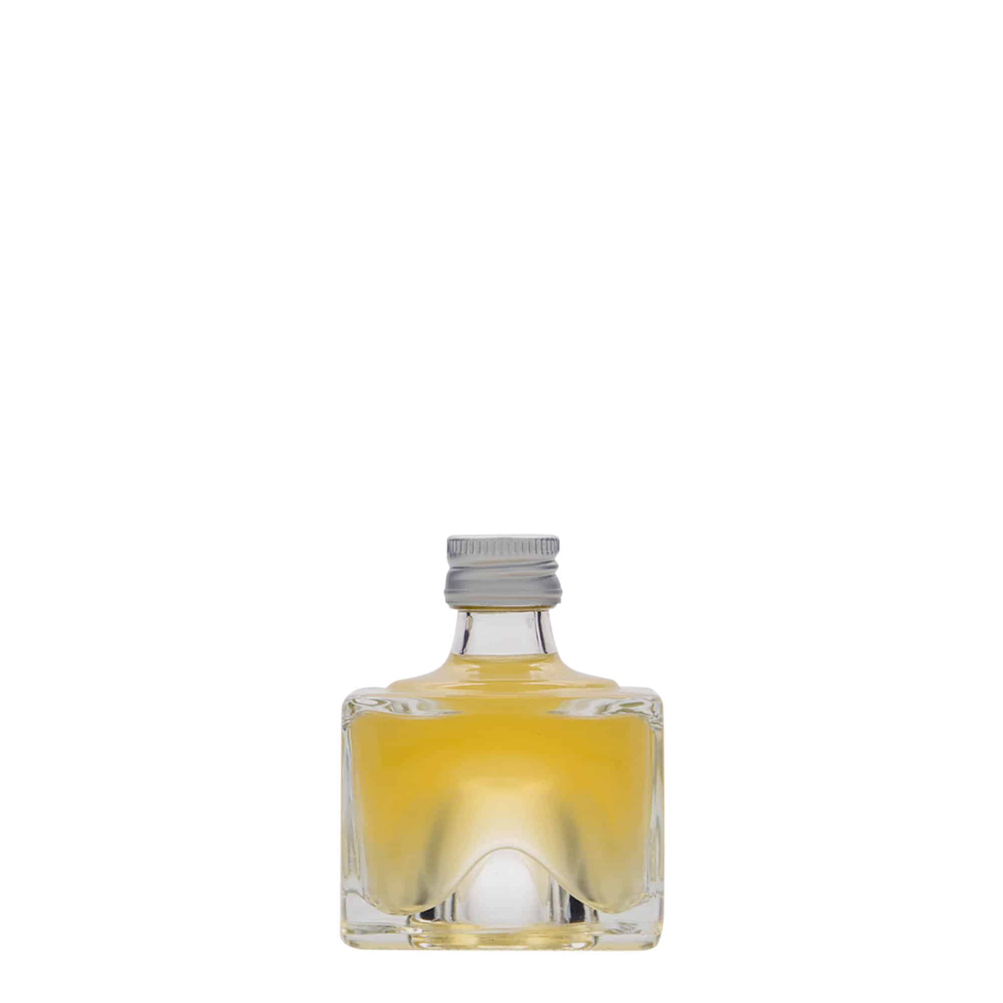 40 ml Glasflasche 'Cocolores', quadratisch, Mündung: PP 18