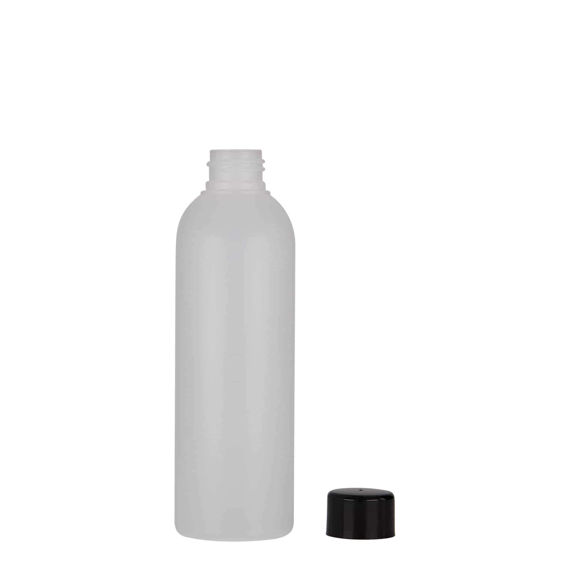 200 ml Kunststoffflasche 'Tuffy', HDPE, natur, Mündung: GPI 24/410