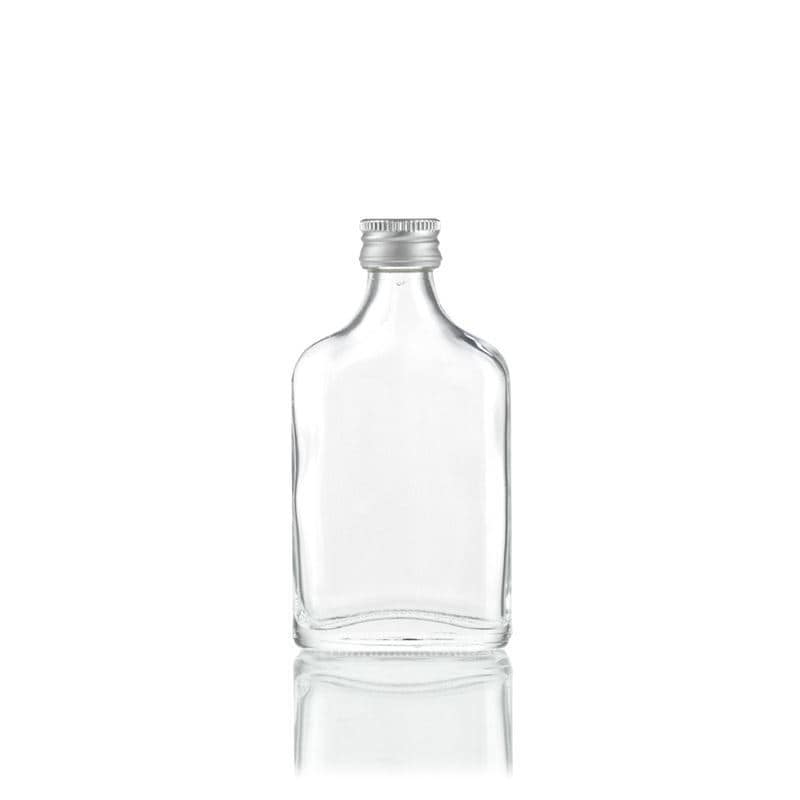 40 ml Taschenflasche, rechteckig, Mündung: PP 18