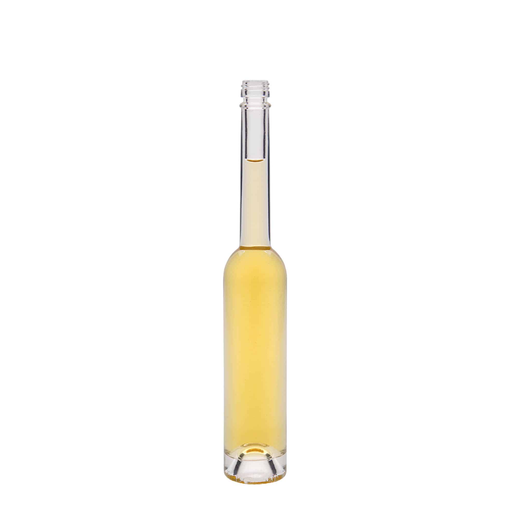 100 ml Glasflasche 'Platina', Mündung: PP 18