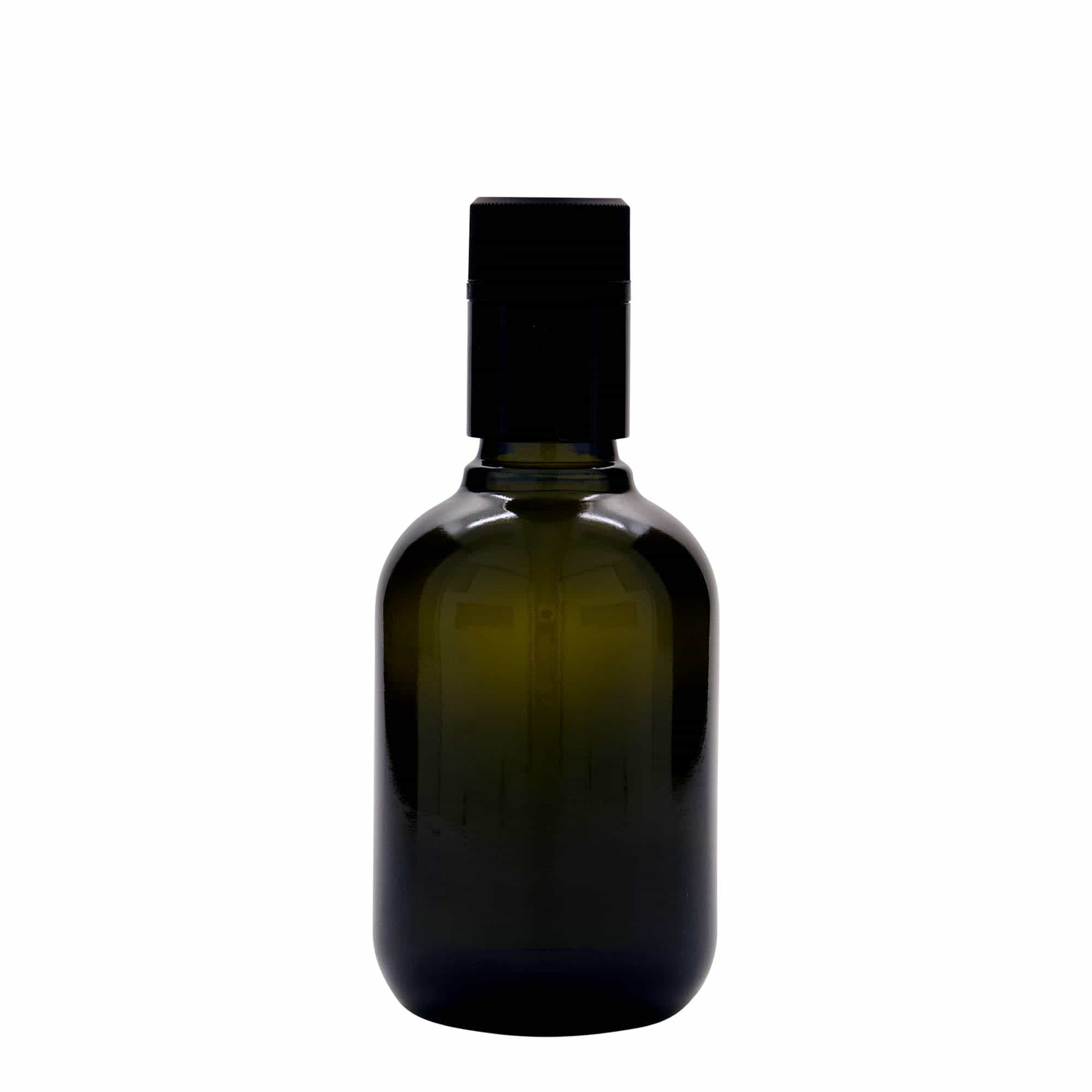 250 ml Essig-/Ölflasche 'Biolio', Glas, antikgrün, Mündung: DOP