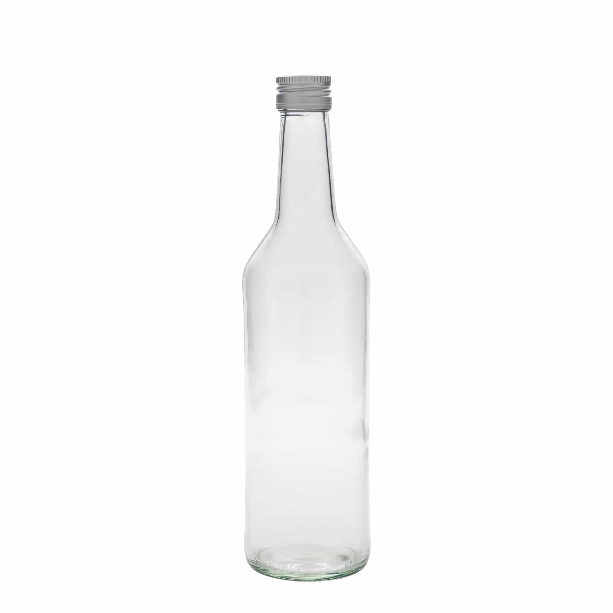 500 ml Glasflasche Geradhals, Mündung: PP 28
