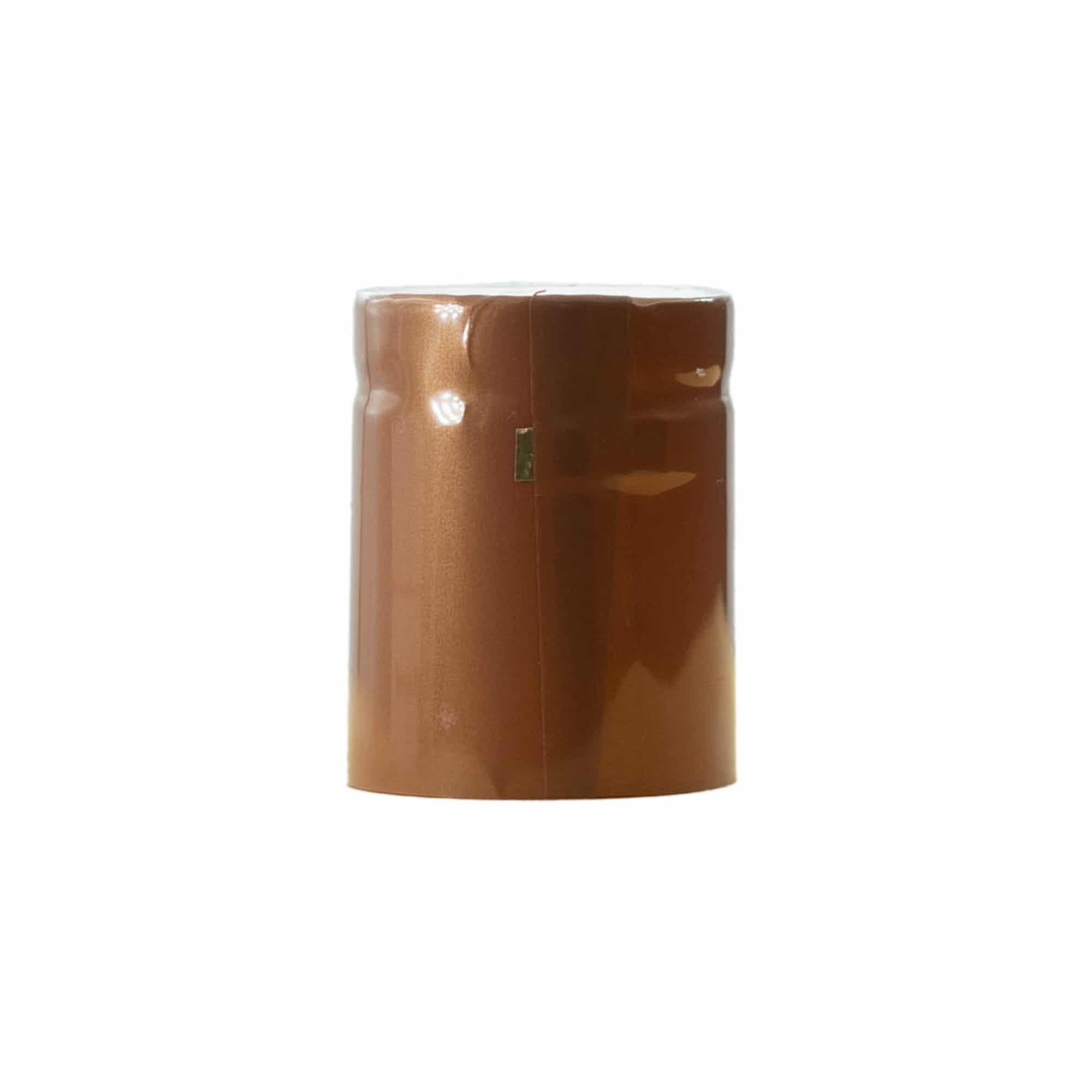 Schrumpfkapsel 32x41, PVC-Kunststoff, bronze